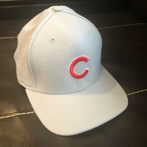 Chicago Cubs grey New Era 9fifty snapback hat